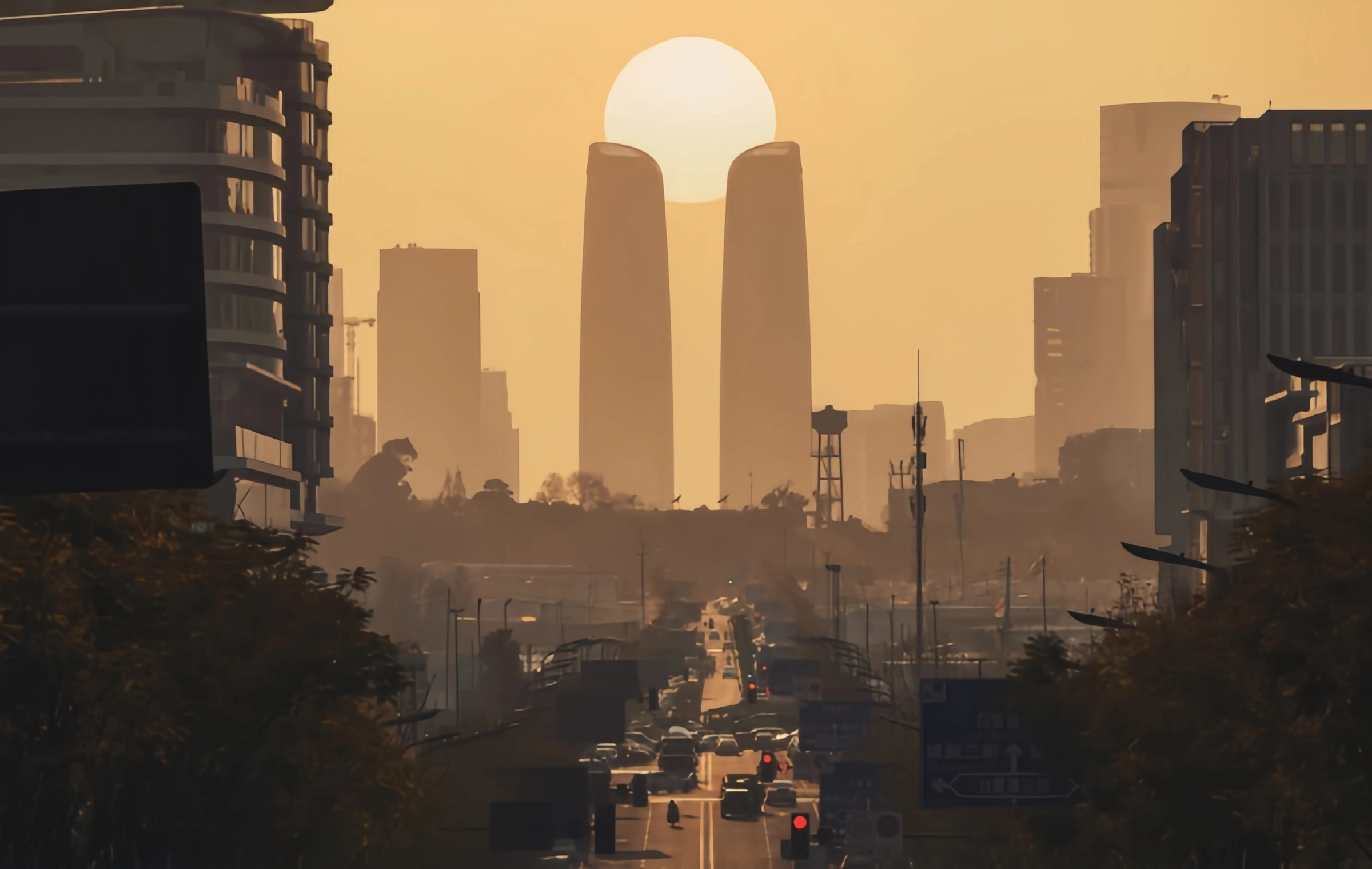 Chengdu Twin Towers: una trasformazione fantasy dal punto di vista finanziario alla luce urbana e allo stadio ombra-2