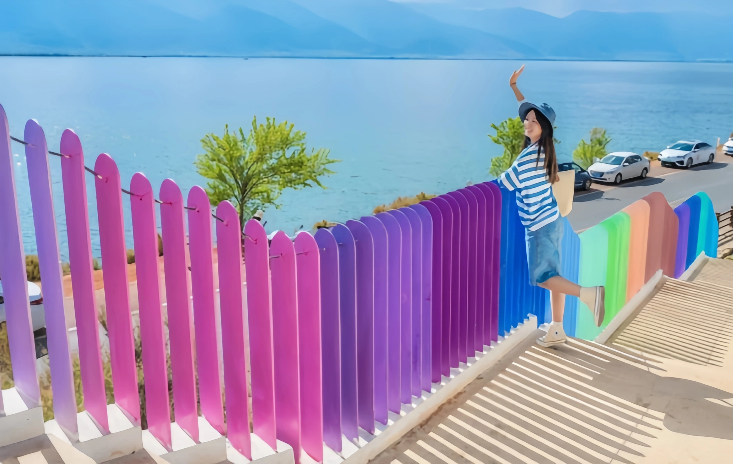 Yunnan Rainbow Highway: Une galerie qui coule de la haute montagne Rift au sud des nuages colorés-3