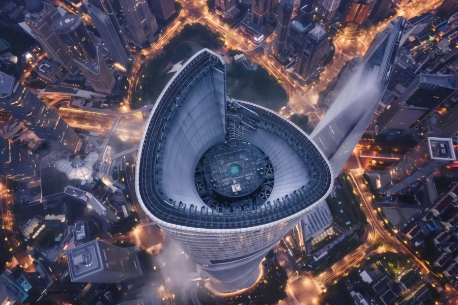 Shanghai Tower: A Vertical Symphony from the Banks of the Huangpu River to the Clouds' Summit
