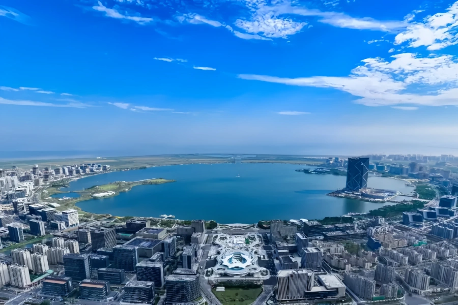 Lac Dishui : un voyage de la planification au cœur bleu de la nouvelle ville côtière-2