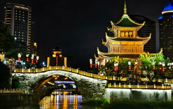 Jiaxiu 파빌리온 : Fuyu Bridge에 대한 400 년 가디언-4