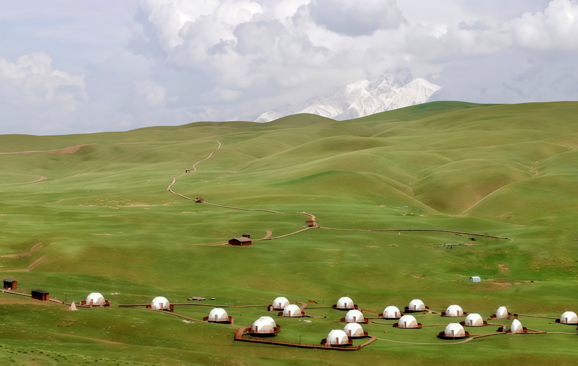 Banlange Grassland: Un viaje al santuario místico a los pies de las montañas Kunlun