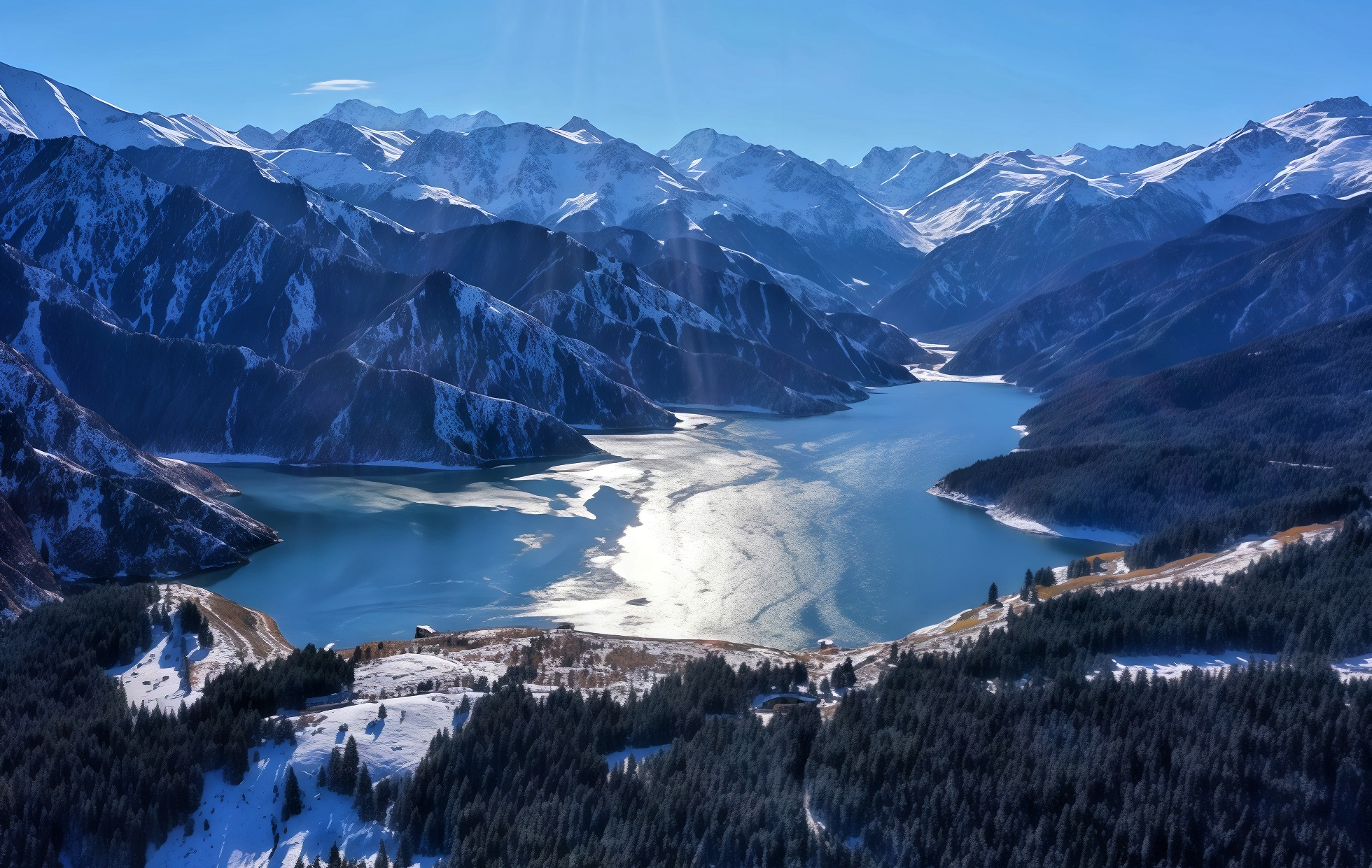 Lago Celestial de Tianshan: El Reino Inmortal de la Reina Madre del Oeste y la Vigilia del Monte Bogda-2