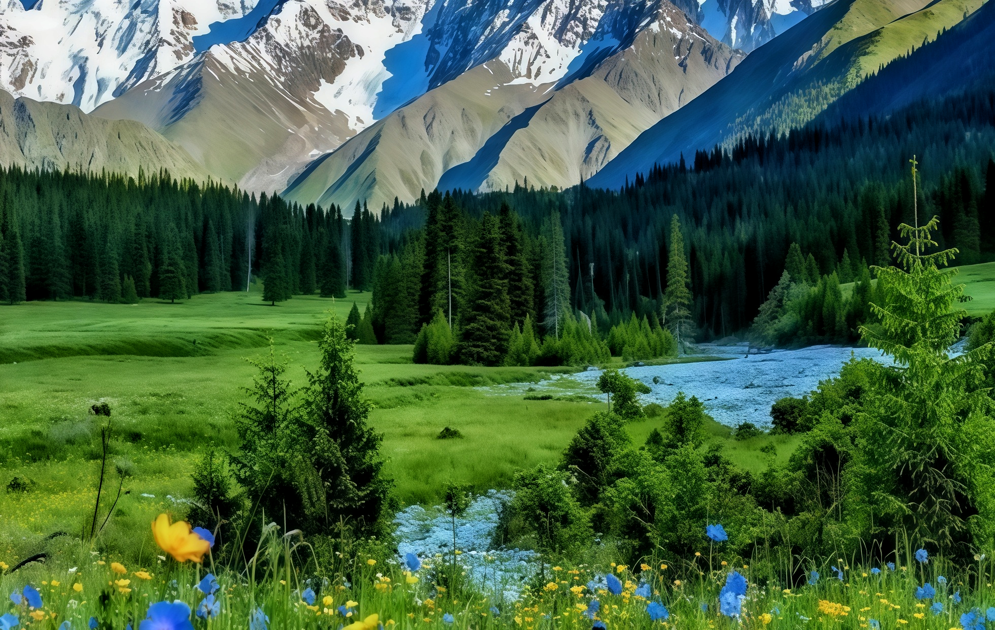 Kalajun Grassland: Una obra maestra idílica de paisajes 