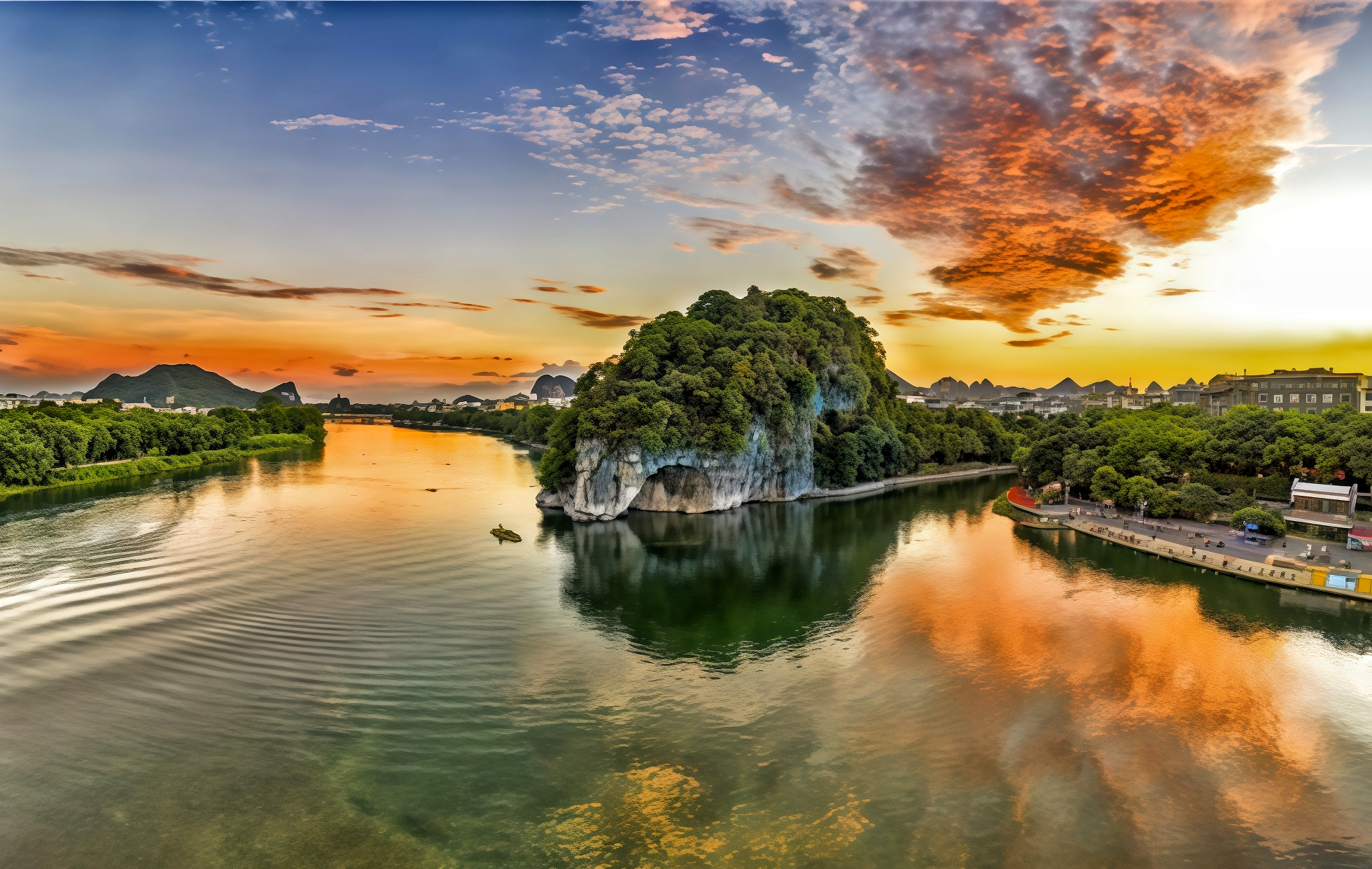 Elephant Trunk Hill: Un paisaje poético El emblema de Guilin-3