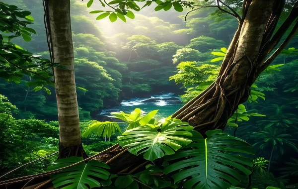 Primeval Forest Park: Un viaje al reino secreto del reino del pavo real y las selvas tropicales