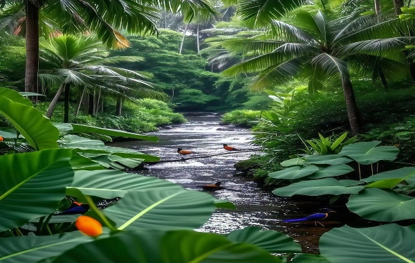 Primeval Forest Park: Un viaje al reino secreto del reino del pavo real y las selvas tropicales-2
