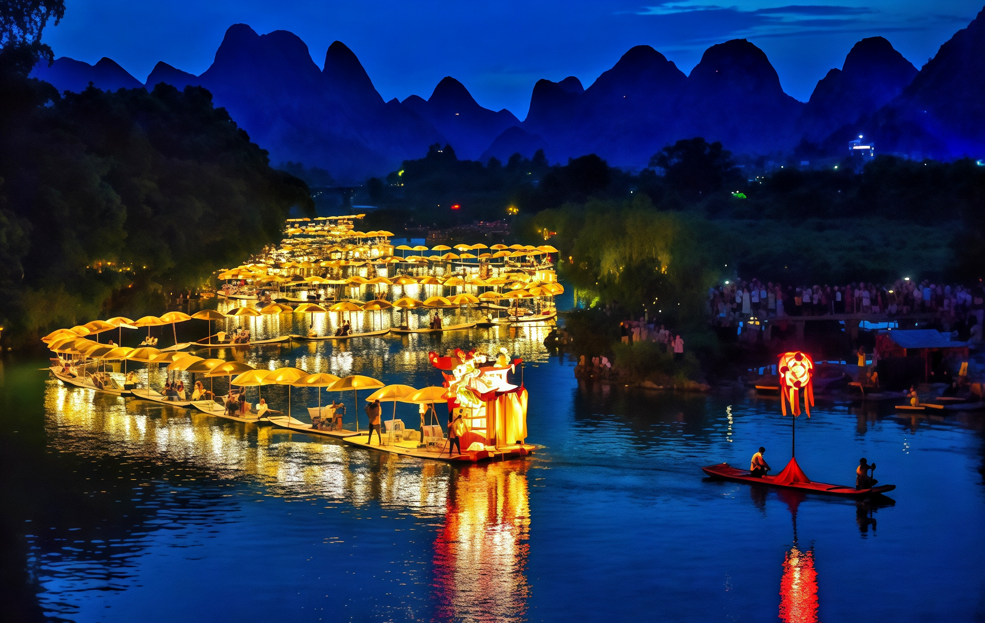 Río Yulong: Un viaje a un Poema Pastoral entre picos de jade y colinas de loto verde