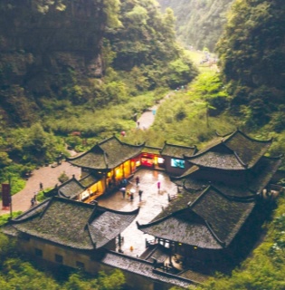 Chongqing sinkhole and City Culture Tour