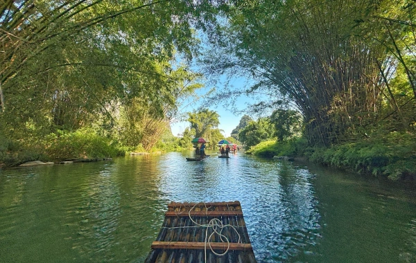 Tag 5: Bamboo Rafting und Radfahren